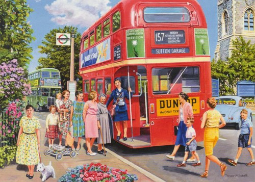 Routemaster conductress - routemaster, rm