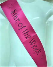 Star of the Week Sash. Childs