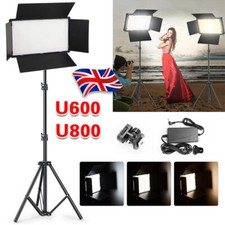 LED Video Lighting Kits 600/1120 Light Beads Photo Studio Photography Lamp Stand