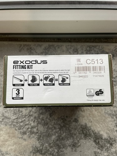 Exodus roof bar - roof, fitting