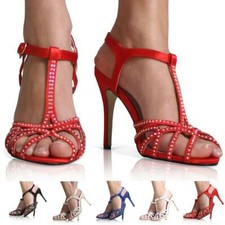 WOMEN LADIES DIAMANTE BRIDAL