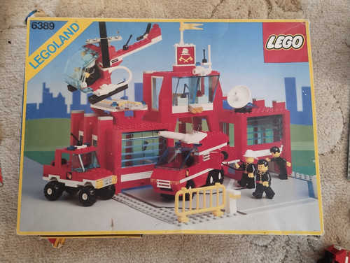 Lego town 6389 fire control - lego,