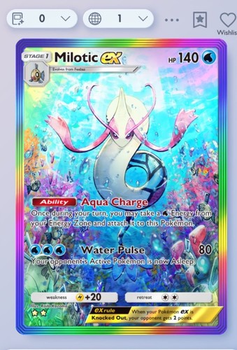 Pokemon tcg pocket milotic - tcg,