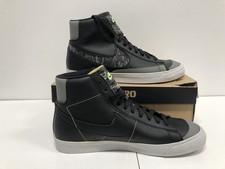 Nike Blazer Mid '77 Black Smoke Grey – Retro Style Premium Leather - Size 46