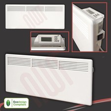White electric panel heater - white,