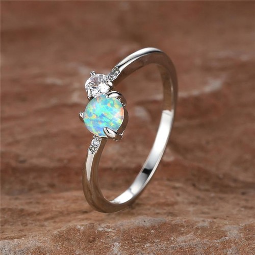 Sterling silver round white - round,
