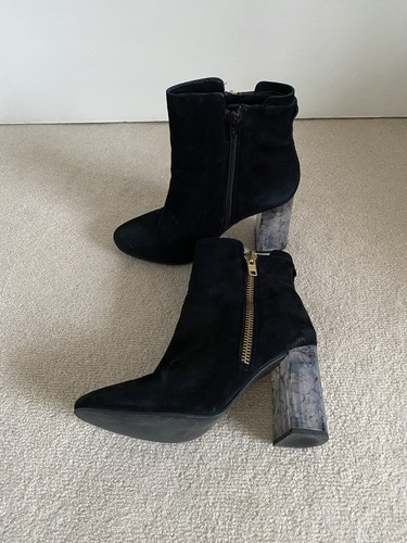 Faith black leather suede - faith,