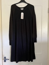 Noa Noa Women's  Thin Knit Jumper Dress Size XL, Blue And Grey