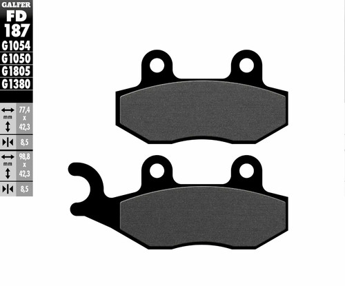 Galfer brake pads for - brake, kawasaki