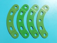 Four Meccano Curved Stepped