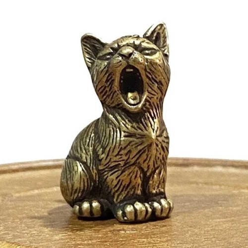 Brass cute cat animal - cute,