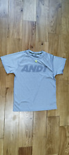 Ladies Clothes T-shirt AND1 Grey Sport Gym Active Wear Size: 18-20