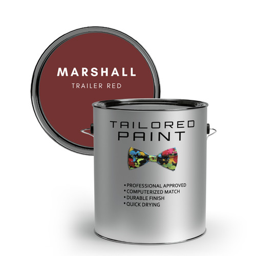 Marshall trailer red tractor - marshall,