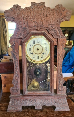 Antique new haven clock - haven,