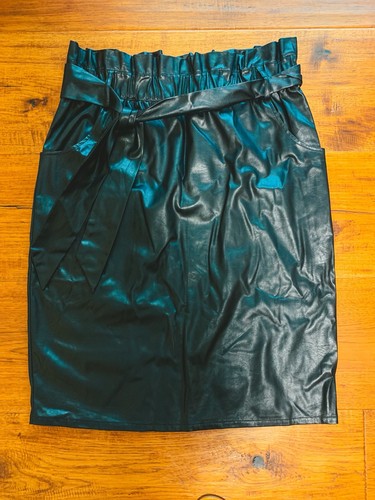 Time tru new blk faux - &,