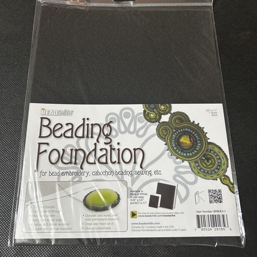 Large black beading foundation - black,