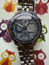 Citizen Men's Thunderbirds Steel case Analogue Digital World Time Watch