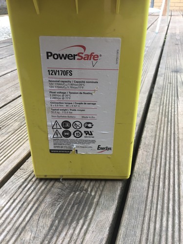 Powersafe 12v 170ah - 2,