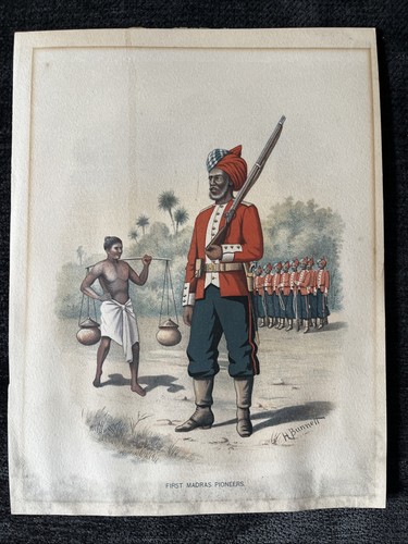 Antique colour lithograph - antique,