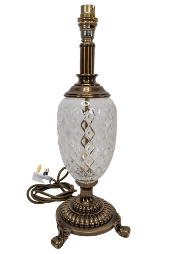 Vintage table lamp bronzed - vintage,