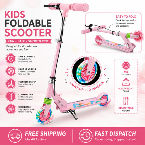 Kids scooter with - scooter, adjustable