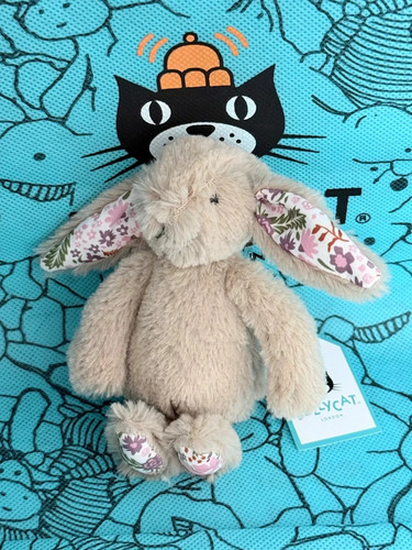 Jellycat khaki rabbit bag - ,