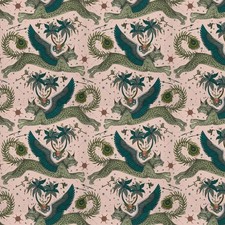 Clarke & Clarke - Wilderie - Lynx - Pink - W0118/05 - Batch R