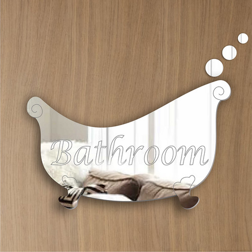 12cm bathtub bathroom door - 12cm,