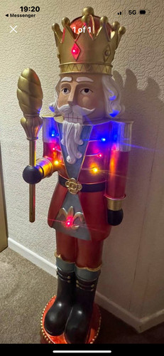 Light nutcracker 6ft new - light, up
