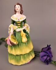 Coalport "Rosalinda" Figure Figurine. Young lady with flowers. Vintage. 6.25"