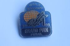 World Speedway enamel pin