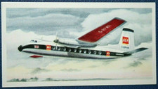 HANDLEY PAGE HERALD   B.E.A. Airliner   Vintage  1961  Illustrated Card  KE24M