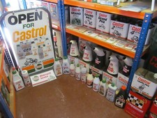 VINTAGE  CASTROL  MOTORCYCLE