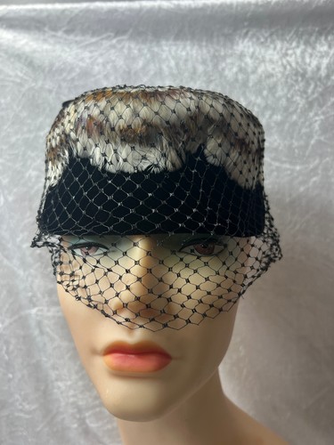 Vintage feather and net - feather,
