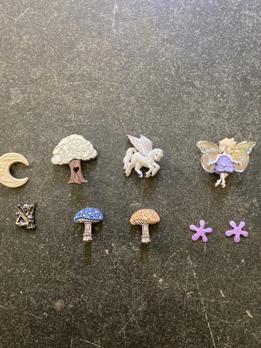 Buttons set whimsical - set., fairy