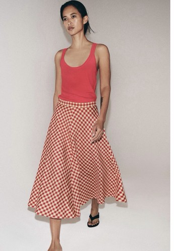 Beautiful zara gingham skirt - beautiful,