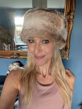 FABULOUS Vintage Faux Fur Hat