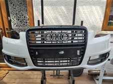AUDI A6 C6 TDI S LINE FRONT White BUMPER 2008-2011