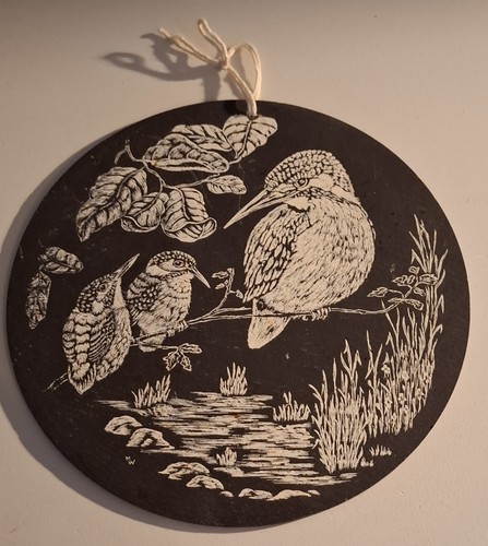 Circular slate etched - circular,