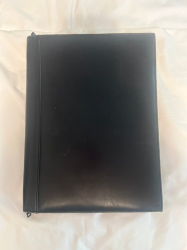 Vintage tumi black - leather, zip
