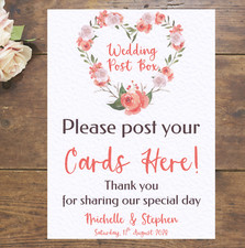 Personalised Wedding Post Box