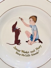 Vtg Jimmy Weeks & Nosy DISH