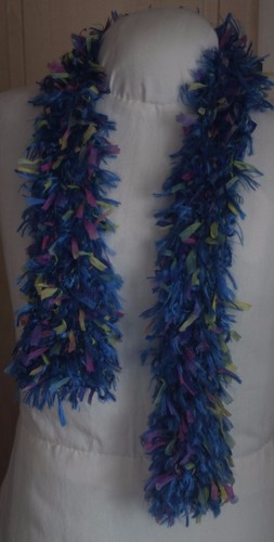 Handmade knitted scarf - knitted,