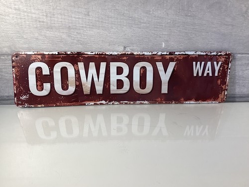 Cowboy way metal wall - 2d,