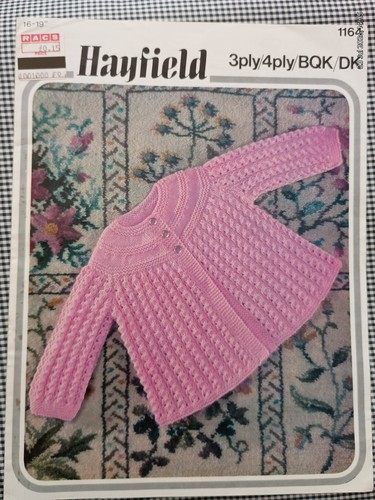 Baby matinee coat 4ply dk - baby,