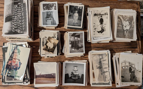 100 vintage color photos - 100,