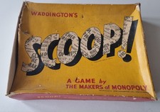 Vintage Scoop Board Game by