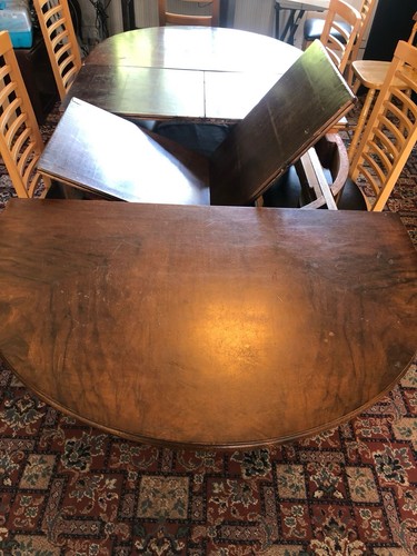 Queen anne walnut dining table - queen,