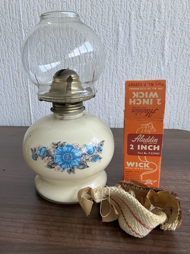 Paraffin lamp with painted - paraffin,