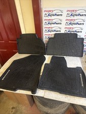 Hyundai Santa Fe 2023 Rubber Floor Mats Set Of 4 In excellent condition 